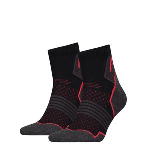 Шкарпетки Head HIKING QUARTER 2PPK UNISEX чорний, червоний Уні